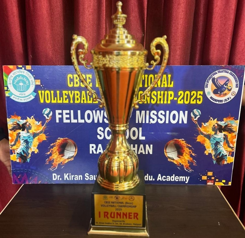 FMS won the CBSE Cluster National Bronze Medal in Volleyball