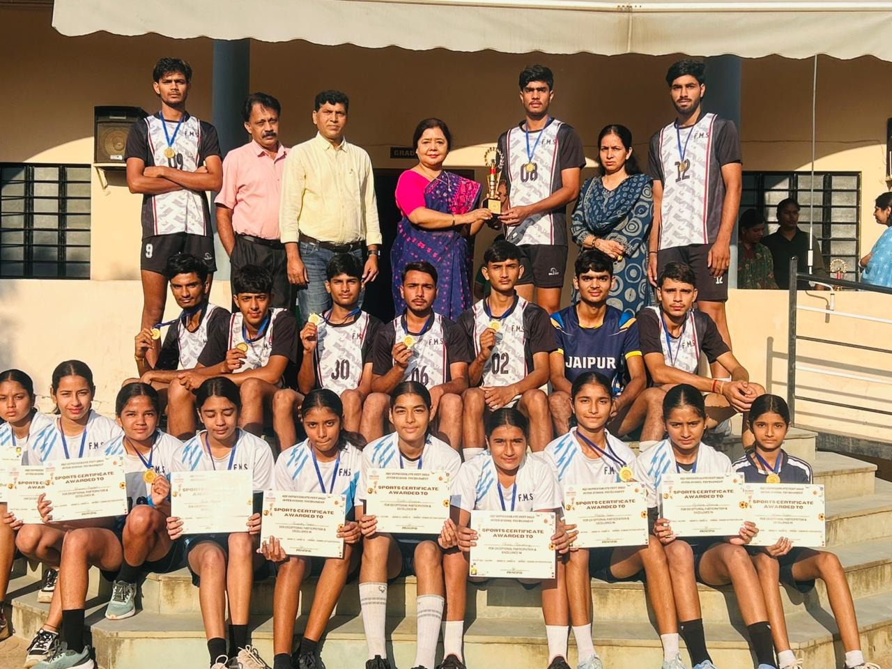 FMS won the Gold Medal in the Inter-School Volleyball Championship
